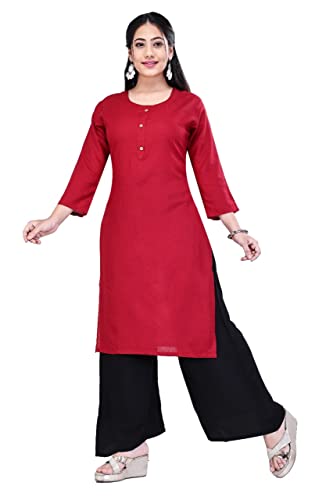 Image of Women Rayon Regular Kurti