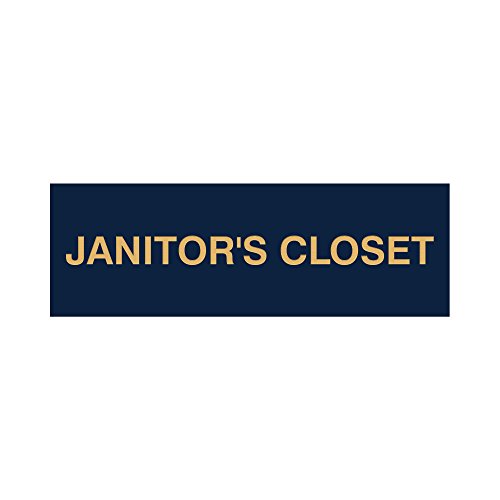 Plaque Armoire de Concierge 3" x 9" pour Identifier Rapidement vos Locaux
