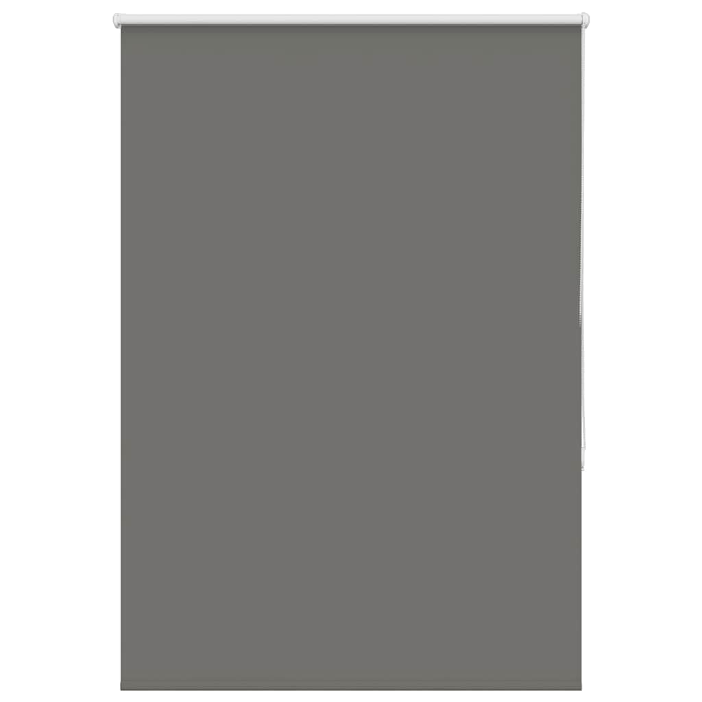 Vidaxl Roller Blind Blackout Grey 100X175 Cm Fabric Width 95.7 Cm Polyester