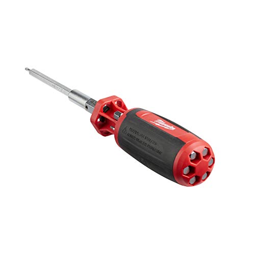 Milwaukee Metric Hex Key 9-in-1 Multi Magnetic Bit Screw Driver 9 Inch.