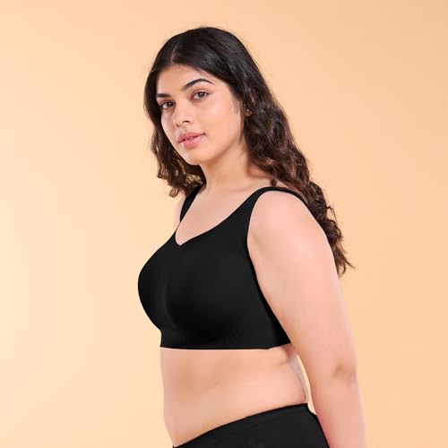Image of Enamor Innovations Invisi Minimizer, Ultra Smooth, Bonded, M-Frame, Women's T-Shirt Bra - Seamless, No-Pinch, No-Dig, Padded, Wirefree, Full Coverage - IO03 (Available in Plus Sizes)