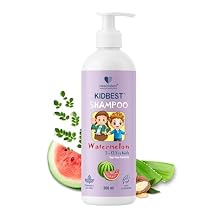 HealthBest Kidbest Hair Shampoo for Kids, Extra Nourishing, Dry & Damaged to normal Hair, Tear, Paraben, SLS free, 500ml, White