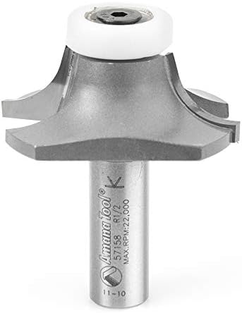 Amana Tool - 57158 Cuenco con punta de carburo para empotrar superficie sólida 2 diámetro x 1116 x 14 grados x 1