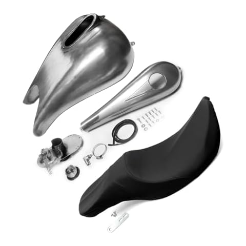BaggySacky One-piece Two-up Driver Passenger Seat and 7.2 Gallons Stretched Gas Tank for 2003-2007 STREET GLIDE,ROAD KING,ROAD GLIDE,ELECTRA GLIDE Custom Baggers Cover