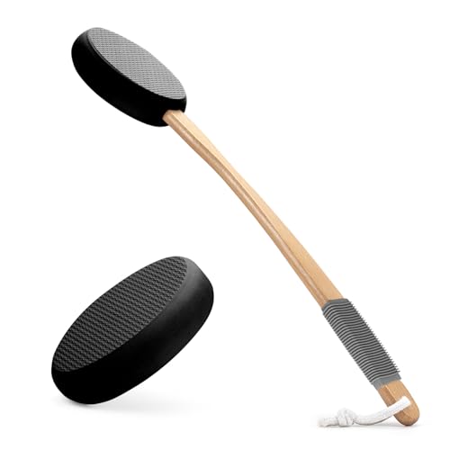 AmazerBath Lotion Applicator for Back, Feet, 2 Replacement Pads with 17