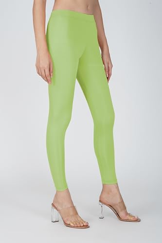 Sunehla Deal Women’s Shiny Shimmer Leggings – High Stretch Bright Pencil Pants | Fashion Jeggings | Casual Trousers (in, Alpha, X-Large, Regular, Regular, Pear) — view 4