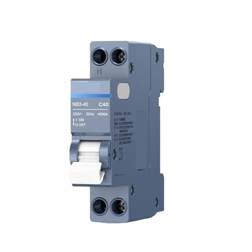 Interruptor disyuntor 1P+N 40A con tecnología magnetotérmica de alta precisión