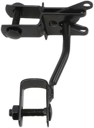 1" x 1" Square Hinge Steel Gravity Latch for Steel Gates (Powder Coated Black)
