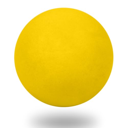 Velocity Soft Foam Practice Lacrosse Balls for Youth, Lacrosse Soft Training Balls for College and High School Beginners, Indoor Practice Soft Lacrosse Balls Official Size - Yellow, 36