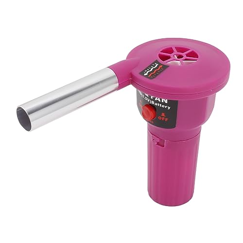 Fockety Soffiatore d'Aria Portatile del Ventilatore del BBQ, Strumento Alimentato a Batteria del Dispositivo d'avviamento del Fuoco per Il Picnic, soffiatore della Stufa di Legno del Fuoco