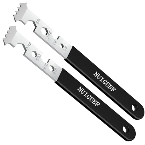 Combinatiegereedschap voor het verwijderen van straatstenen met geïntegreerde zeskantsleutel met microvertanding voor het verwijderen van straatstenen en vervanging van straatstenen in tuin en gazon