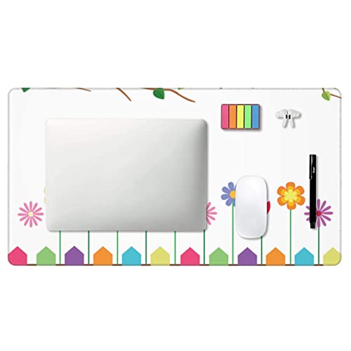 Tapis de souris de jeu antidérapant hiboux 40 cm lavable