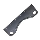 NEIQIUWING Escalera telescópica para estabilizador con alfombrilla de goma antideslizante, 335 x 90 x 40 mm, color negro