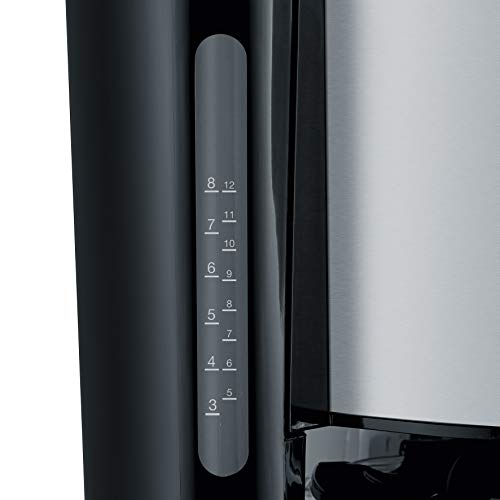 SEVERIN KA 4845 Cafetera Type Switch para filtros de Café Molido, 8 tazas incluye jarra termo, acero inoxidable/negro - Imagen 3