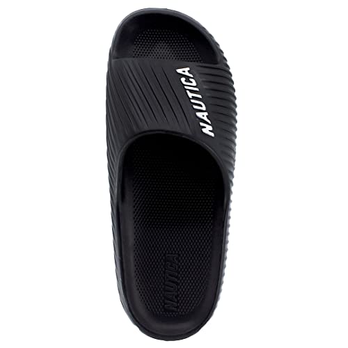 Nautica Men's Cushioned Slip-On Shower Slides – Lightweight EVA Foam Athletic Sandals for Pool, Beach, Gym, and Casual Wear4