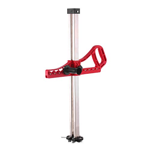 Baugger Drywall Cutter - Upgrade Version Manual High Accuracy Gypsum Board Cutter Hand Push Drywall Cutting Artifact Tool with 14 Bearings 20-600Mm Cutting Range