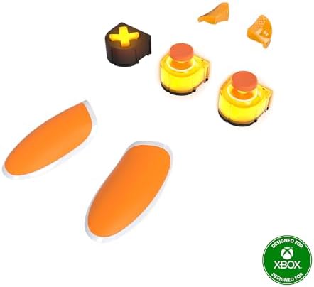 Thrustmaster ESWAP X LED Orange CRYSTAL PACK - Paket mit 7 orangefarben beleuchteten Modulen - Kompatibel mit ESWAP X