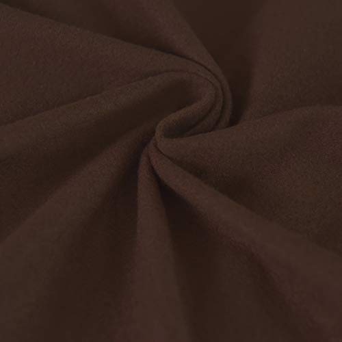 Image of Easy-Going 6 Pieces Microfiber Stretch Sectional Recliner Sofa Slipcover Soft Fitted Fleece 2 Seats Couch Cover Washable Furniture Protector with Elasticity for Kids Pet(Recliner Loveseat,Coffee)