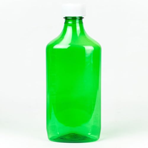 Five Star Supplies Oval Medicine Bottles - Liquid Bottles w/Child Resistant Caps - Liquid Medicine -...