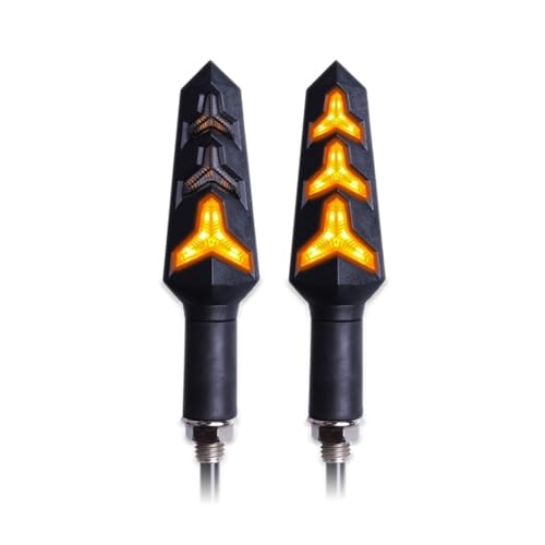 Clignotants de moto LED incassables avec relais intégré pour résoudre le clignotement rapide