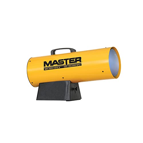 Master MH-150V-GFA-A 150000 BTU LP Forced Air Heater - Variable Output, for Garage, Construction & Shop — Torpedo Salamander Heater