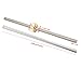 Linear Motion Guide Rod Shaft Kit with T8x8 Lead Screw 4 SC8UU Bearing Blocks 4 Shaft Supports 2 Flexible Couplings for 3D Printer CNC Engraving Machine Industrial Automation (8-200)