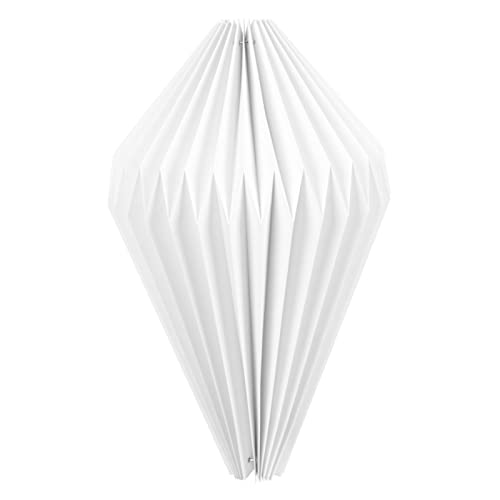 minkissy Hanging Lamp Shade Geometric Paper Light Cover Nordic Style Light Cover for Home Hotel Bar Decor 17.71 X 11.81 X 11.81 in 1 Pc