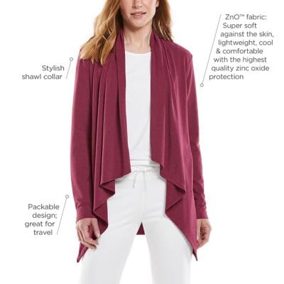 Image of Women's Long Sleeve Sun Wrap - UPF 50+ Sun Protection - Marietas