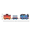 Thomas & Friends Train Set Talking Thomas & Brake Car Bruno Track Playset with Phrases & Sounds for Kids Ages 3+ Years, UK English Version, HYR81 #4
