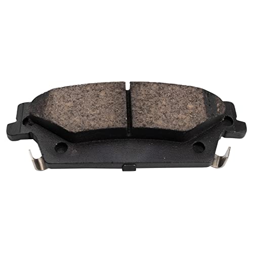 Image of TRQ Rear Brake Pad and Rotor Set Ceramic Rotors Calipers Brake Code JE5 JL9 Compatible with 2010-2011 Cadillac STS