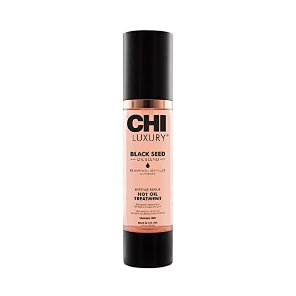 CHI Luxury Black Seed Intense Repair Hot Oil Treatment, 1.7 Fl Oz