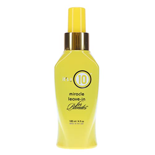 Image of ITS A 10 by It's a 10 MIRACLE LEAVE IN PRODUCT FOR BLONDES 4 OZ (Package Of 2)