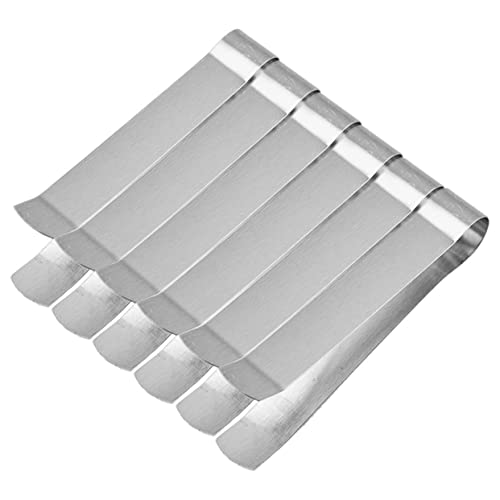GREENADSCAPE Stainless Steel Candle Wick Extinguisher Kit 6pcs Candle Wick Tweezers Trimmer for Home Wedding Banquet