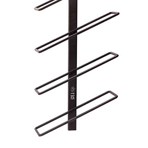 Ede & Style Metal Wall Mounted Wine Rack For 12 Bottles - Vertical Wine Rack Wall Mounted 4 Ft, Wine Bottle Rack, Modern Wine Storage Rack, Electric Wine Bottle Opener 4 In 1 Gift Set. #TOP3