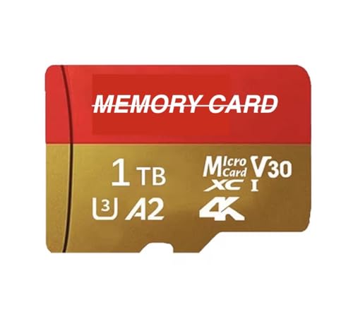MicroSD Memory Card 1 TB V30 A2 U3 XCI 4K High-Speed Storage for Smartphones and Cameras