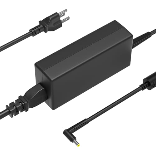 HSXIRQA 65W AC Charger Fit for Acer Aspire 7740 7551 7535 8943g 7741 7741g 7741z 7750 7750g 6920 5920 5745 5755 5810t 5810tz 5749 5749z 5741 5736z 5735 5735z More Laptop Power Supply Adapter Cord