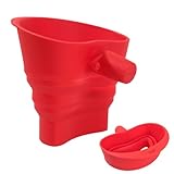 YNPQTDS Embudo de Batidora | Plegable Con Ancha De Silicona Alimentaria Fácil Vertido - Accesorio Para Harina En Repostería - Para Azúcar Cacao En Polvo Avena Yogur