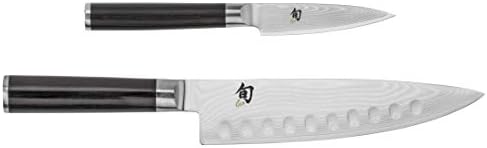 Shun Cutlery Classic 2-Piece Starter Set 8, Multi-Purpose Hollow Ground Chef’s 3.5-inch Paring Knife are The Essential Kitchen Duo, Exquisitely Handcrafted Japanese Shun Cutlery Classic 2-Piece Starter Set 8, Multi-Purpose Hollow Ground Chef’s 3.5-inch Paring Knife are The Essential Kitchen Duo, Exquisitely Handcrafted Japanese