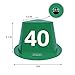 Magnetic Roof Toppers, Magnetic Car Top Hats, Set of 10 with Numbering (Red 1-10)