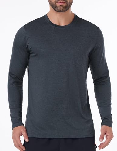 7 Pack Long Sleeve Shirts for Men Moisture Wicking Sun Protection UV UPF 50+ SPF Performance Quick Dry T-Shirt for Casual2