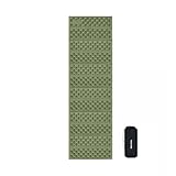 Naturehike R-Wert 3.0 Faltbare Camping-Isomatte, 480g Ultraleicht Matratze, ≥ -5℃ Betriebstemperatur, 2,5cm Dicke IXPE Hochelastisch, Feuchtigkeitsdicht & Wärmend mit Aluminiumfolie, Eiernest (Grün)
