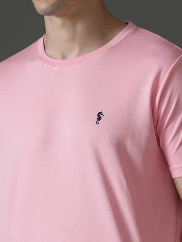 Image of EPPE Men's Round Collar T-Shirt | Regular & Dry Fit Summer Stylish Casual Tee | Polyester Half Sleeve T-Shirts for Men.