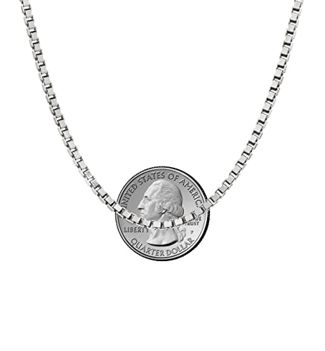 Savlano 925 Sterling Silver Solid 2.5MM Box Chain Necklace For Women & Men - Made in Italy Comes With a Gift Box3