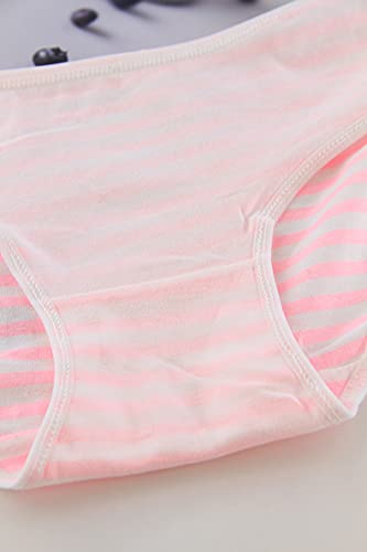 Sinroyee Cute Japanese Style Blue & Pink Stripe Panties Bikini Cosplay Cotton Underwear Bandage Anime Free Size Hot (520) #TOP4