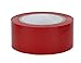 Mutual Industries PVC Vinyl Aisle Marking Tape, 6 mil, 2" x 36 yd., Red (Pack of 24)
