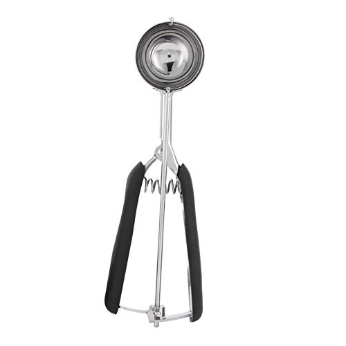 Cuchara para helado de acero inoxidable duradero con acabado elegante negro 7