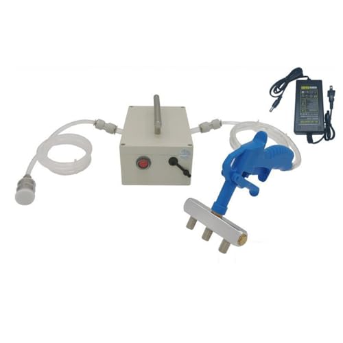 Electric Meat Injector Gun Pump with Hose, Stainless Steel Electric Marinade Injector,with Needles for Roast Turkey, Pork, Beef,Blue-3pin