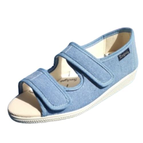 10-KALMA Zapatos Ortopédicos Mujer - Zapatillas Horma Ancha – Cómodas – Pies Delicados - Ancho Especial – Zapatillas Ortopédicas