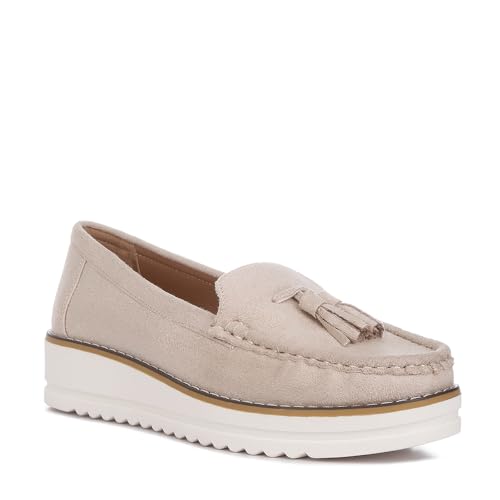Daiki Platform Lug Sole Tassel Loafers2