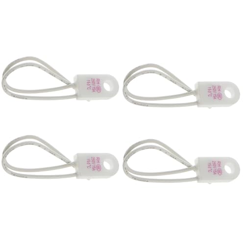 4 fusibles de temperatura de 150 °C, enlaces térmicos de más de 250 V 15 A, protector de temperatura de cerámica para motores de la industria eléctrica y electrodomésticos (RH150)